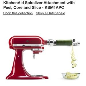 BRAND NEW KitchenAid Mixer Attachment Spiralizer